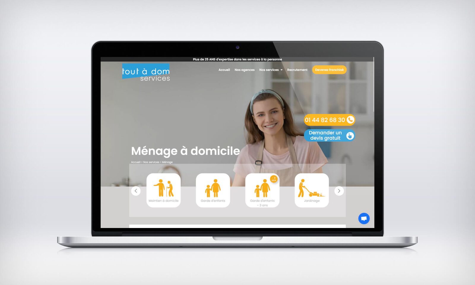 Tout à dom services, vue 2