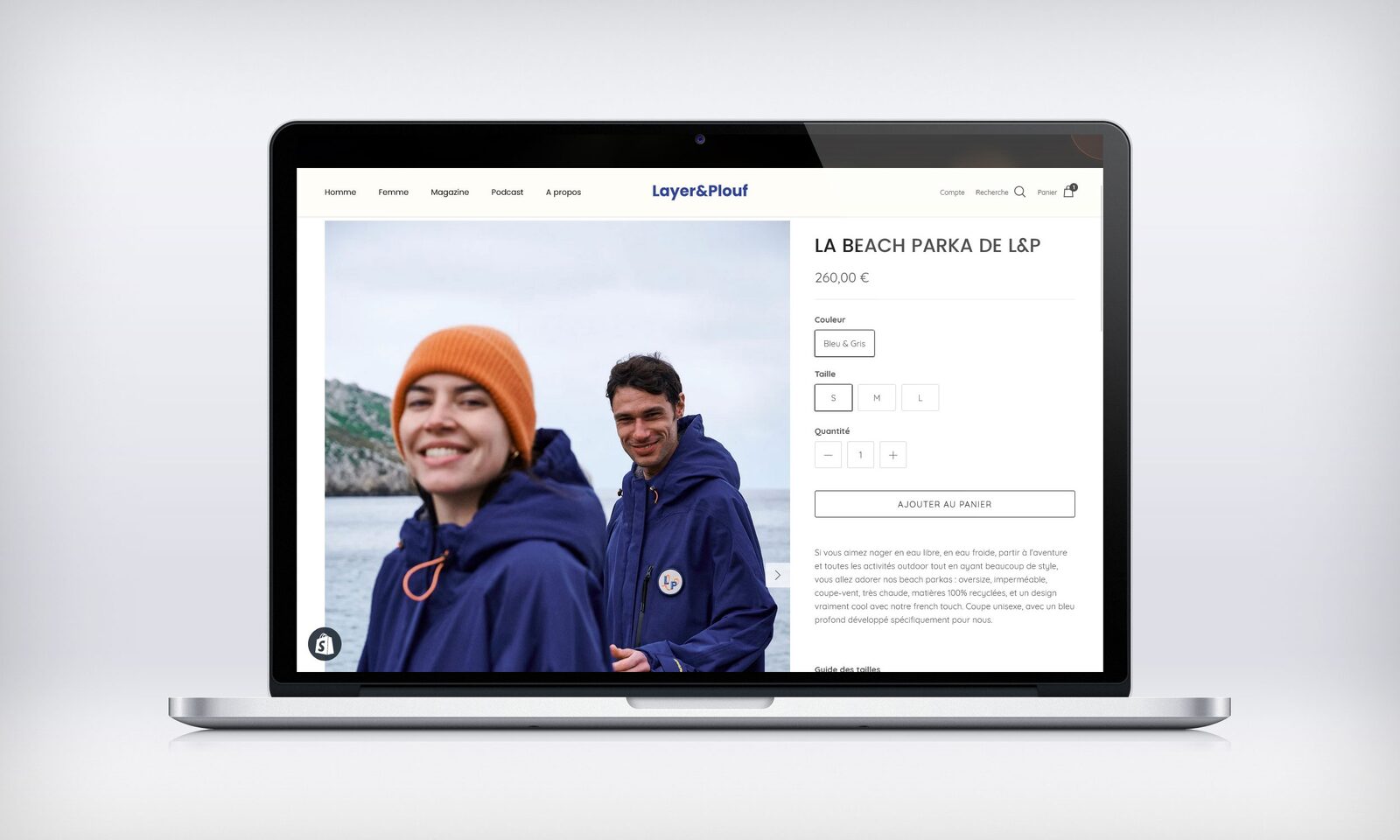 Layer&amp;Plouf, vue 3